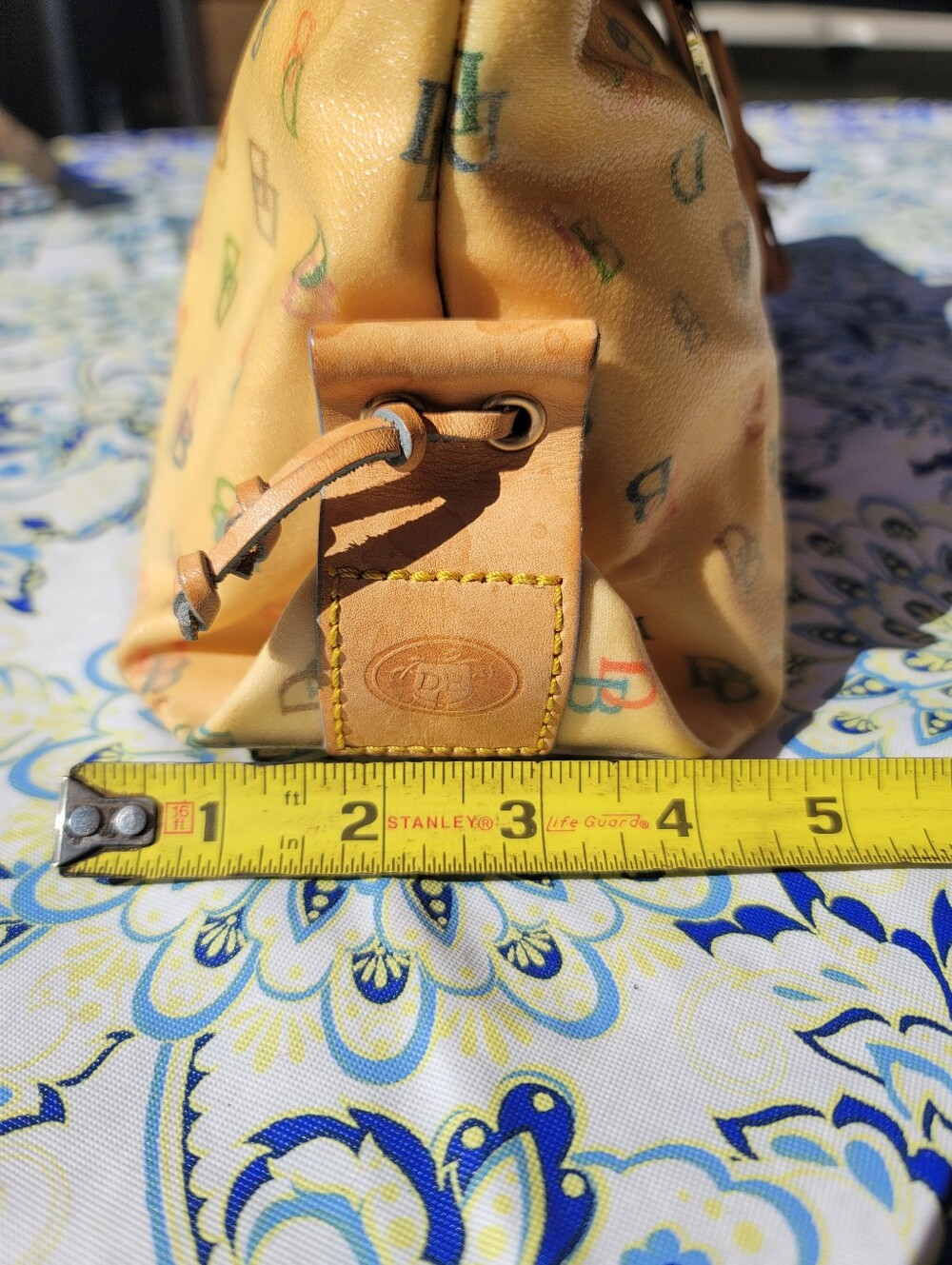 Dooney & Bourke Vintage Y2K Rainbow DB Satchel - Picture 9 of 16
